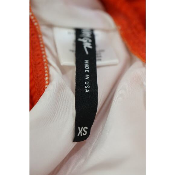 Nasty Gal - Alina Ribbed Low Back One Piece Swimsuit in Red / Size XS - Picture 4 of 7